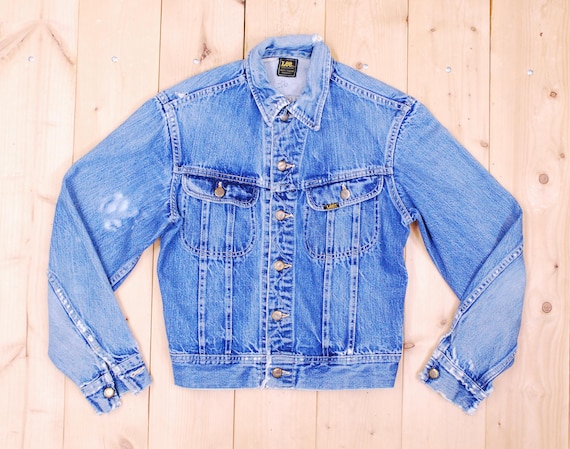 Vintage 1960's/70's LEE Denim Jean Jacket / SANFORIZED / Made in