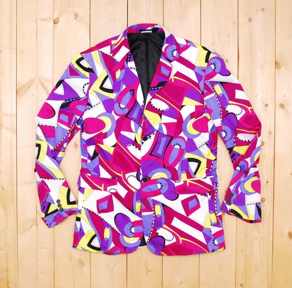 Vintage 1990's Psychedelic Print Y's YOHJI YAMAMO… - image 2