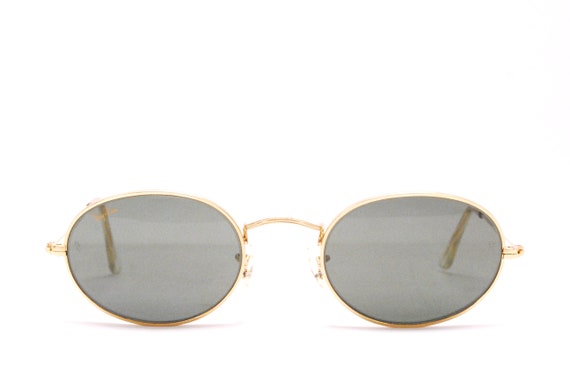 Buy Ray Ban B&L USA Vintage Sunglasses W0976 Classic Oval Gold Online in  India - Etsy