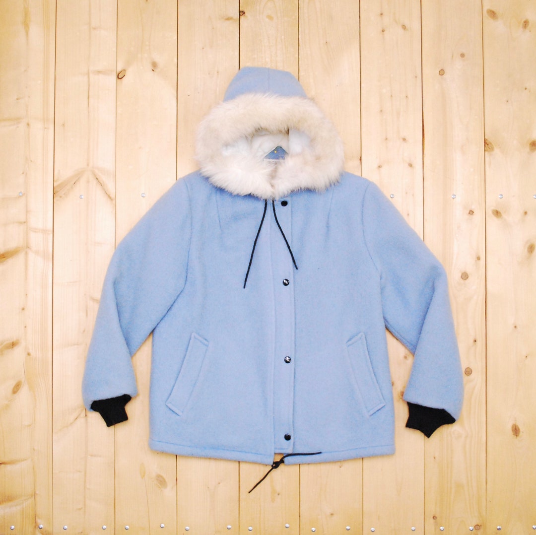 70s HUDSON´S BAY ウールジャケット カナダ製 リバーシブル
