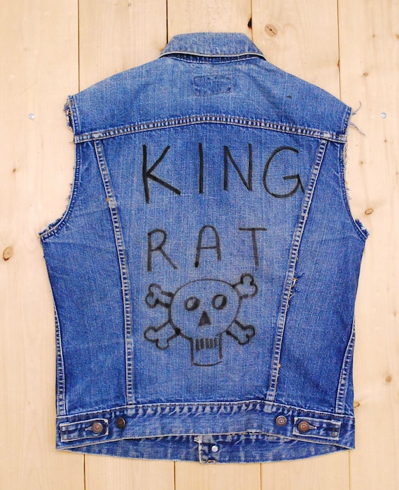 Vintage 1960's/70's LEVIS BIG E Denim Jean Vest / 