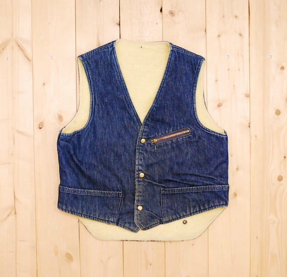 Vintage 1950's/60's CARTER'S Denim Jean Vest / Sh… - image 1