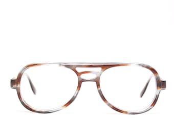 Vintage 1970 Bausch & Lomb Aviator Sunglasses, Black Frame  display picture 1