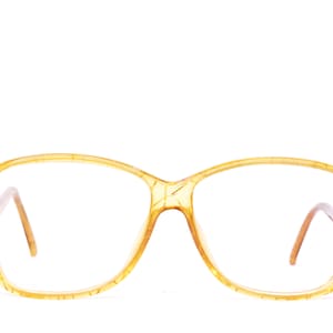 Vintage 1970&#39;s CHRISTIAN DIOR Amber Eyeglasses / Model# 2414 80 / Made in Germany / Retro Collectible Rare #2642