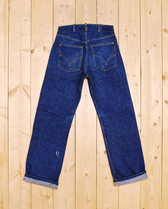 ホットセール 口コミ Vintage 1940's/50's GWG Donut Button Denim Jeans / Selvedge パンツ