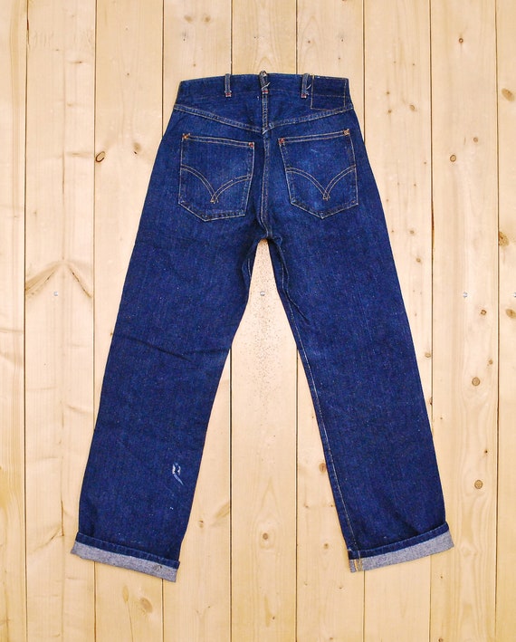 Vintage 1940's/50's GWG Donut Button Denim Jeans … - image 10