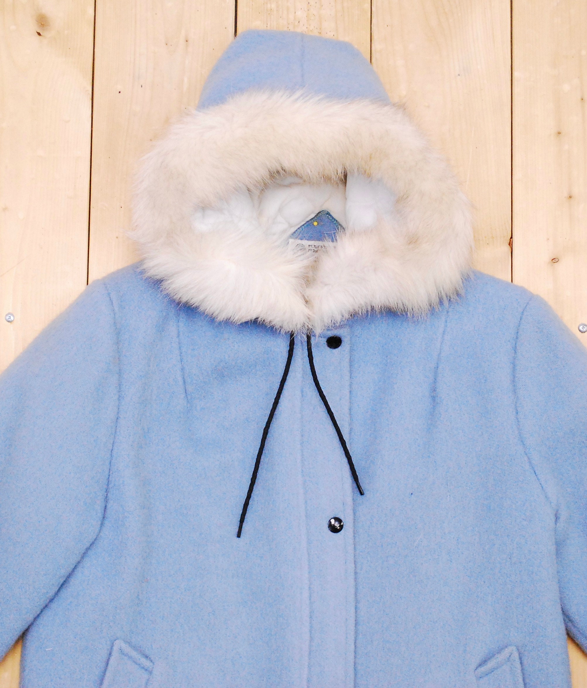 【BAON】Hatocheu Wool Hood Coat - Wool 70 Amazon.com: BGSD Women Bao Wool Blend Short Hooded Walking