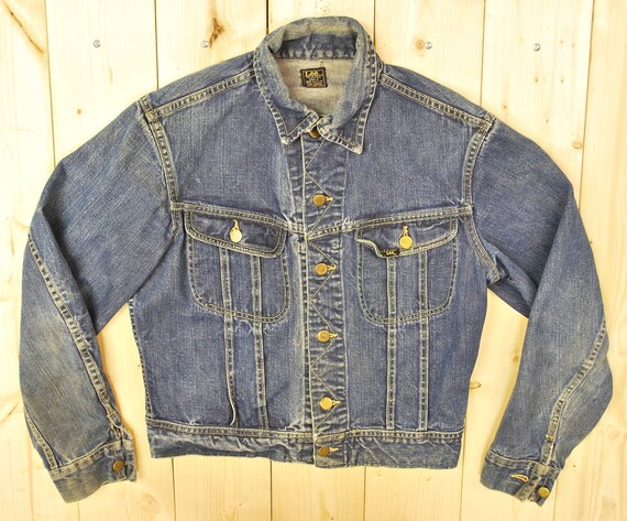 Vintage 1960's LEE 101J Denim Jean Jacket / UNION