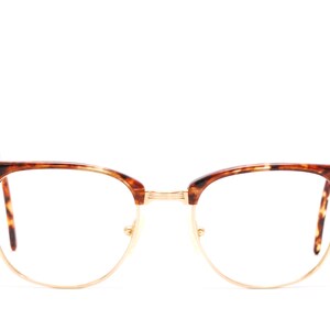 1980's/90's Vintage SFEROFLEX Optical Clubmaster Style Occhiali / ITALIA / Modello # 442 LX / Retro Collectible Rare #2523