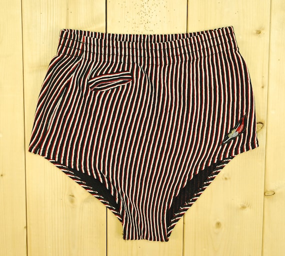 Vintage 1940's/50's VIKING Striped Swim Suit / Fro