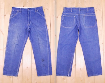 Vintage 1950's/60's Trashed CAN'T BUST-EM Denim Jeans