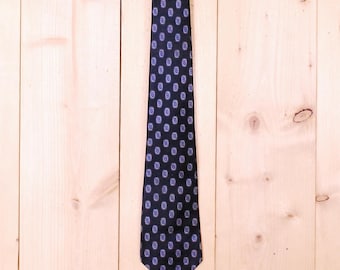 Vintage 1980's/90's OSCAR de la RENTA Designer Silk Necktie / Retro Collectable Rare
