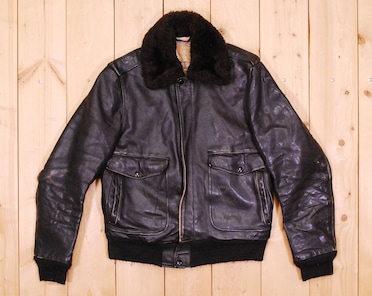 ジャケット・アウター 70s Schott G1 Leather Flight Jacket G-1 Leather Flight Jacket - Leather Jacket