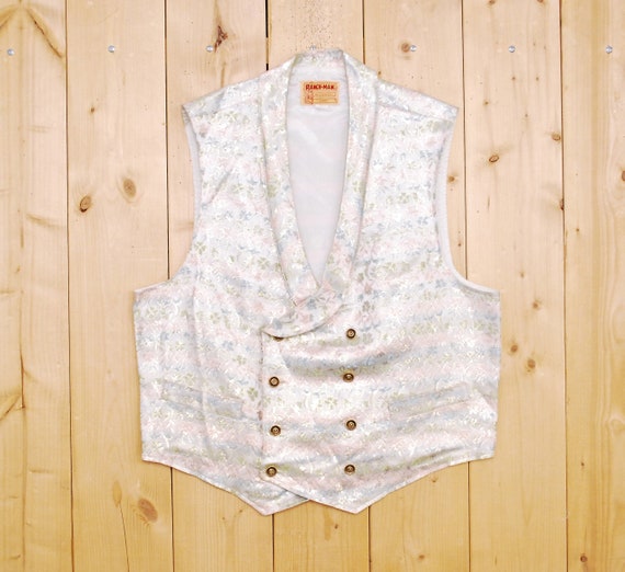 Vintage 1940's/50's RANCH-MAN Metallic Western Ves