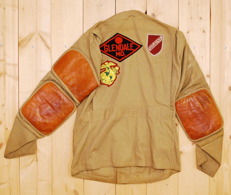 Vintage 1940's/50's Shooting Jacket / US MARINES / NRA / Outdoorsman / Hunting / Retro Collectable Rare image 8