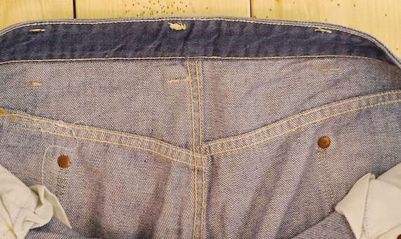 Vintage 1950's/60's WRANGLER BLUE BELL Jeans / Sa… - image 6
