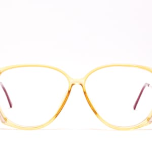Vintage 1970&#39;s CHRISTIAN DIOR Amber Eyeglasses / Model 2529 31 / Made in Germany / Retro Collectible Rare #2527