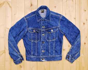 Vintage jaren 1960/70 LEE Denim Jean Jacket / SANFORIZED / Gemaakt in de VS / Retro Collectable Zeldzaam