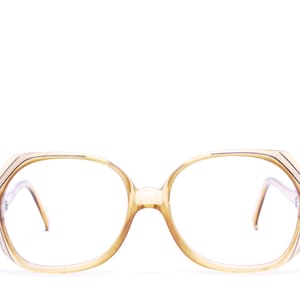 Vintage 1970&#39;s CHRISTIAN DIOR Amber Eyeglasses / Model# 2422 22 / Made in Germany / Retro Collectible Rare #2796