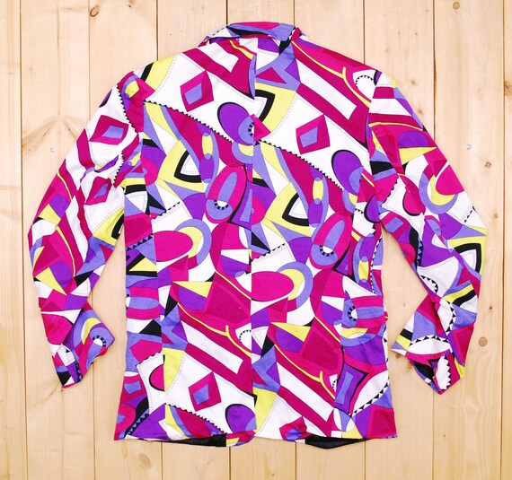 Vintage 1990's Psychedelic Print Y's YOHJI YAMAMO… - image 8