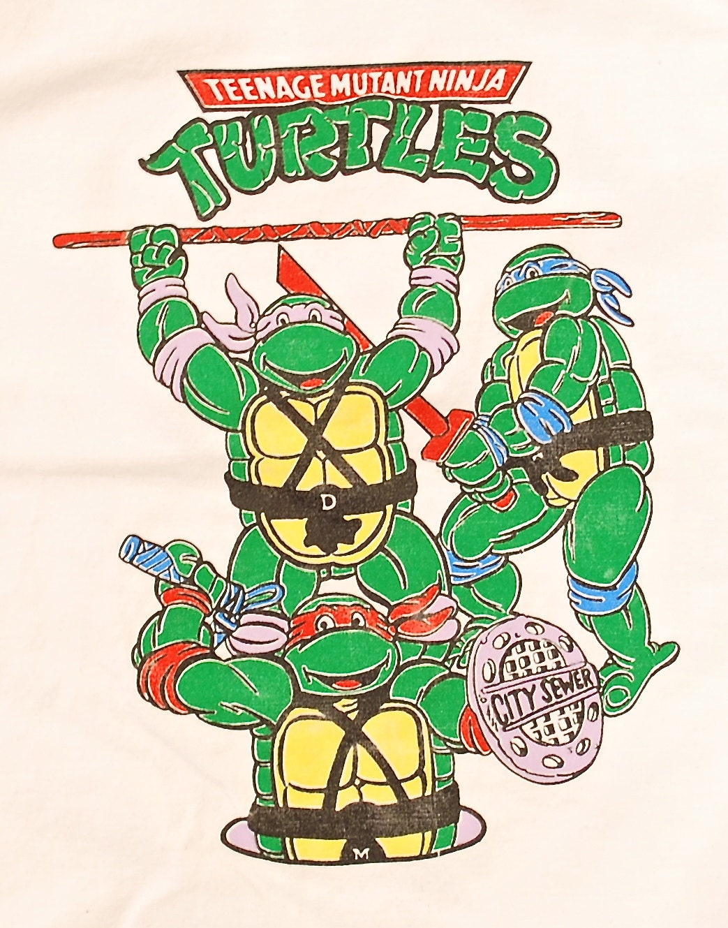 Vintage 1990 Original Teenage Mutant Ninja Turtles Bag / Retro