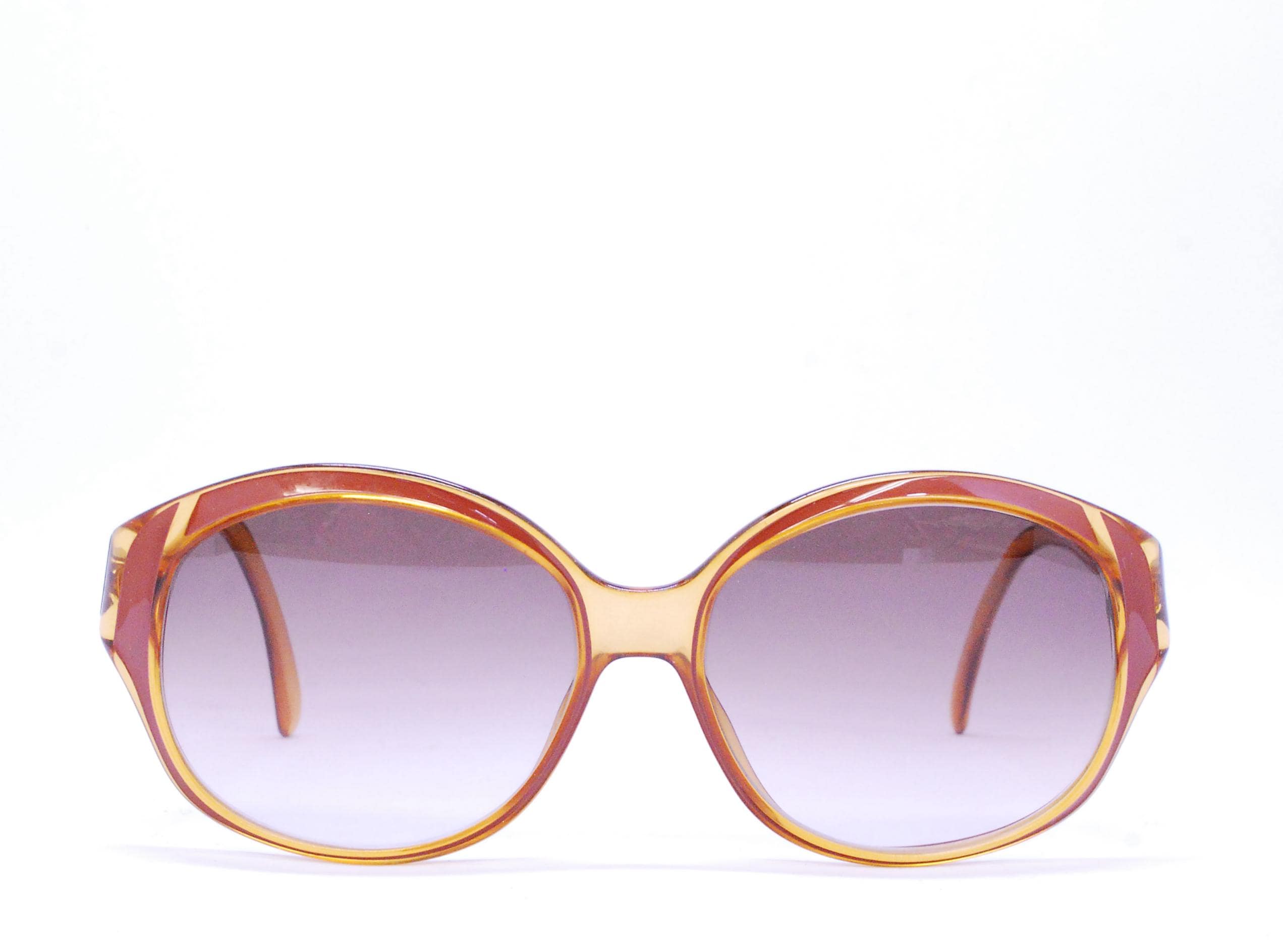 Vintage 1970's CHRISTIAN DIOR Amber Sunglasses With Brand New CR39