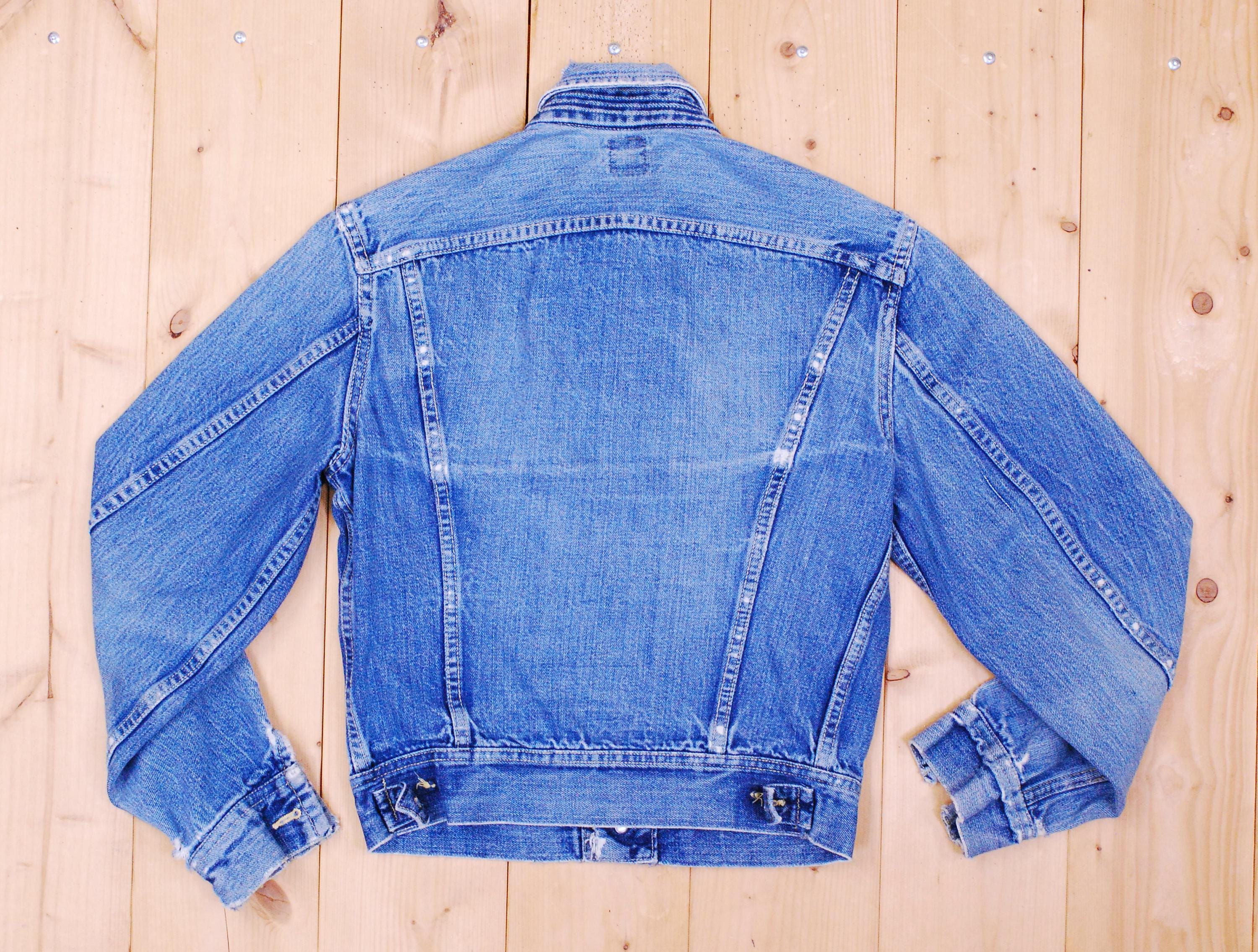 ジャケット・アウター vintage 70s made in USA lee set denim bd Vintage 1960's/70's LEE Denim Jean Jacket / SANFORIZED