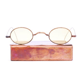 Petites Lunettes De Lecture Vintage En écaille - Début Des Années 1900