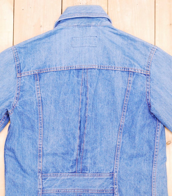 Vintage 1970's VAGABOND Hippie Denim Jean Jacket … - image 5