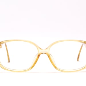Vintage 1970&#39;s CHRISTIAN DIOR Amber Eyeglasses / Model 2638 20 / Made in Germany / Retro Collectible Rare #2530