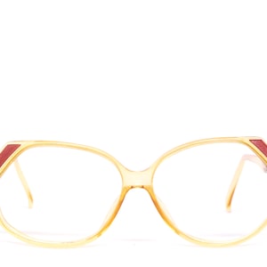 Vintage 1970&#39;s CHRISTIAN DIOR Amber Eyeglasses / Model# 2255 80 / Made in Germany / Retro Collectible Rare #2647