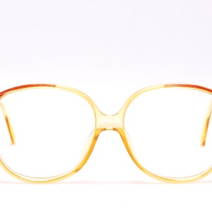Vintage 1970&#39;s CHRISTIAN DIOR Amber Eyeglasses / Model# 2253 30 / Made in Germany / Retro Collectible Rare #2528