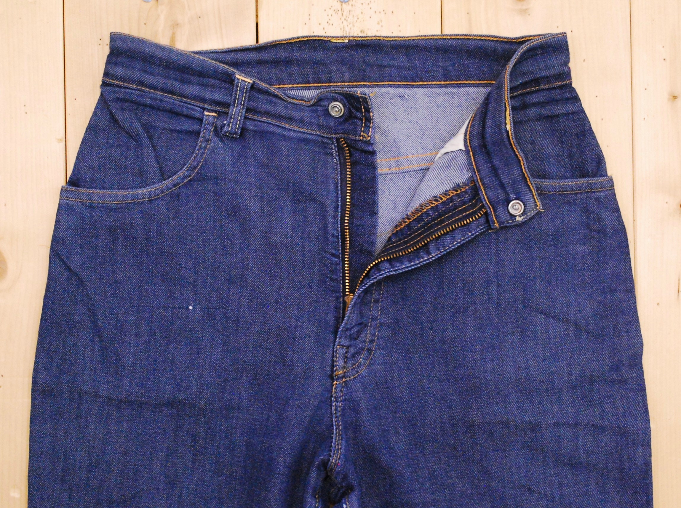 Vintage 60s 70s NOS Levi's Big E Womens Striped Shorts Sz 28