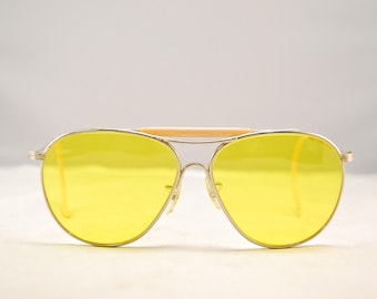 Vintage jaren 1940/50 AMERIKAANSE OPTISCHE Kalichrome Outdoorsman Aviator Zonnebril/Model AN 6531/Retro Collectible Zeldzaam #1485