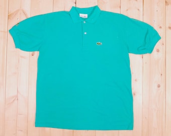 トップス 70S LACOSTE POLO SHIRTS VINTAGE 1970'S IZOD LACOSTE j.g. DARK BLUE LONG SLEEVE POLO