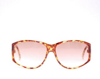 Vintage 1980/90 de JACQUES FATH Tortoise zonnebril/model 781-8 JF37/Made in France/retro collectible zeldzame #2046