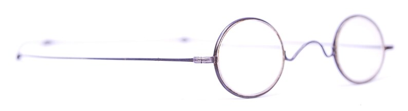 Vintage 1830's - 1880's Antique Eyeglasses With Turn Pin Temples ...