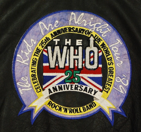 Vintage 1989 THE WHO 25th Anniversary Kid's Are Alright Tour
