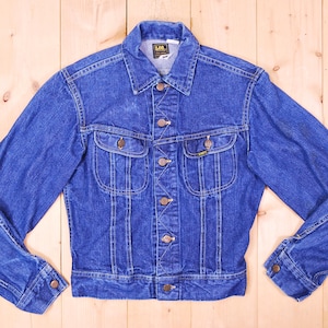 Jaqueta jeans vintage LEE Denim dos anos 60/70 / SANFORIZADA / Fabricada pela Union nos EUA / Colecionável retrô rara