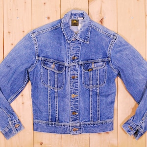 ジャケット・アウター Vintage Denim Jacket 2nd 50s-60s Vintage 50s Denim Sanforized Jacket XL Alexander's Faded