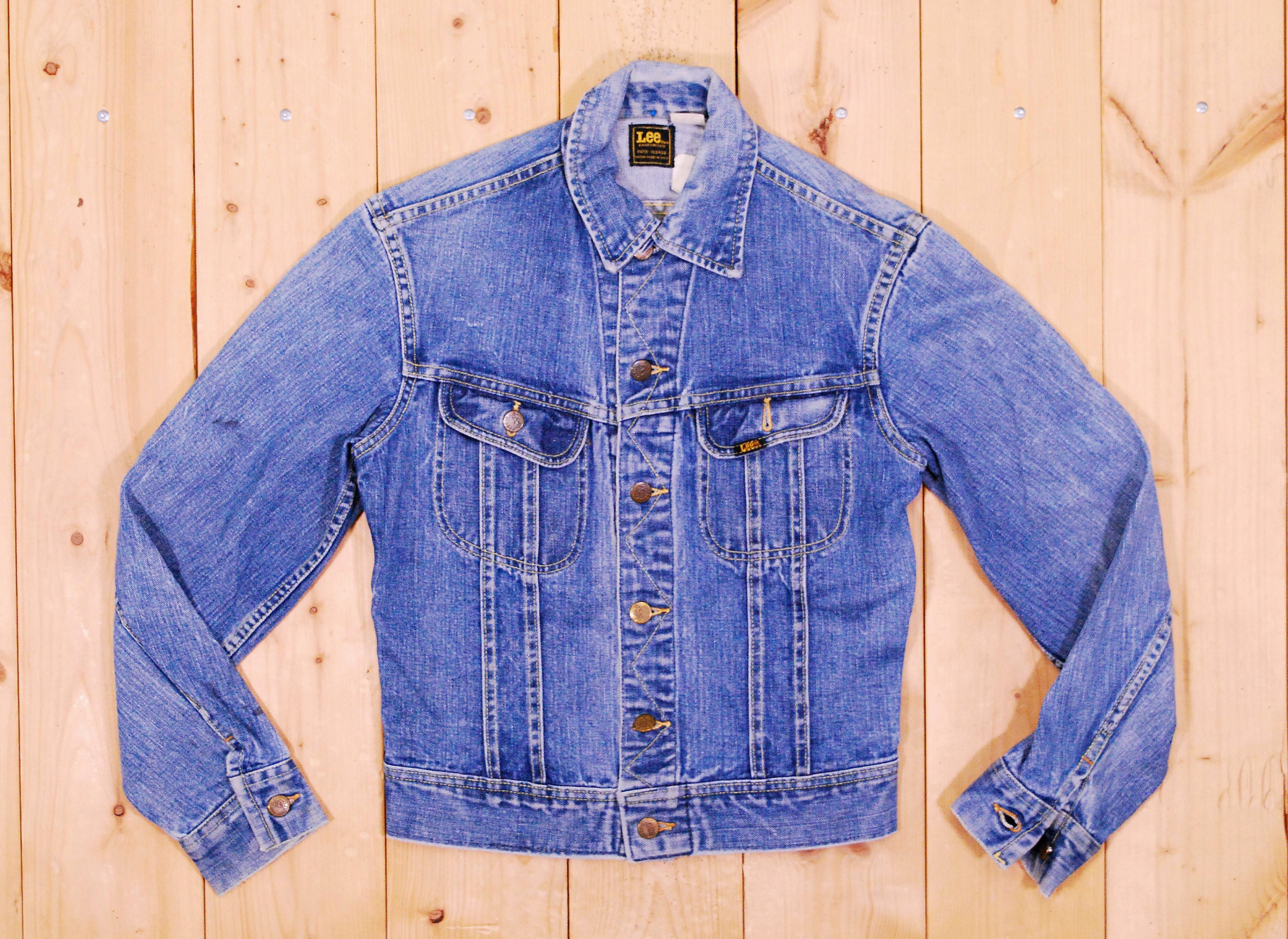 Vintage LEE Denim Jacket - Diamonds & Rust