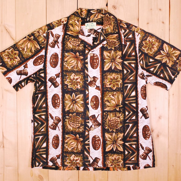 ヴィンテージ 1960's/70's UI MAIKAI HAWAIIAN ループシャツ/ハワイ製/カウパンク/ロカビリー/レトロ コレクタブルレア
