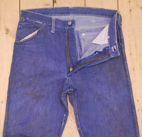 Vintage 1950's/60's WRANGLER BLUE BELL Jeans / Sa… - image 3