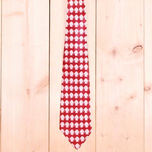 Vintage 1930&#39;s/40&#39;s Brown Necktie / Dot Motif / Retro Collectable Rare