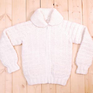 Vintage 1950&#39;s60&#39;s Hand Knit Ski Sweater / Winter Sweater / Retro Collectable Rare