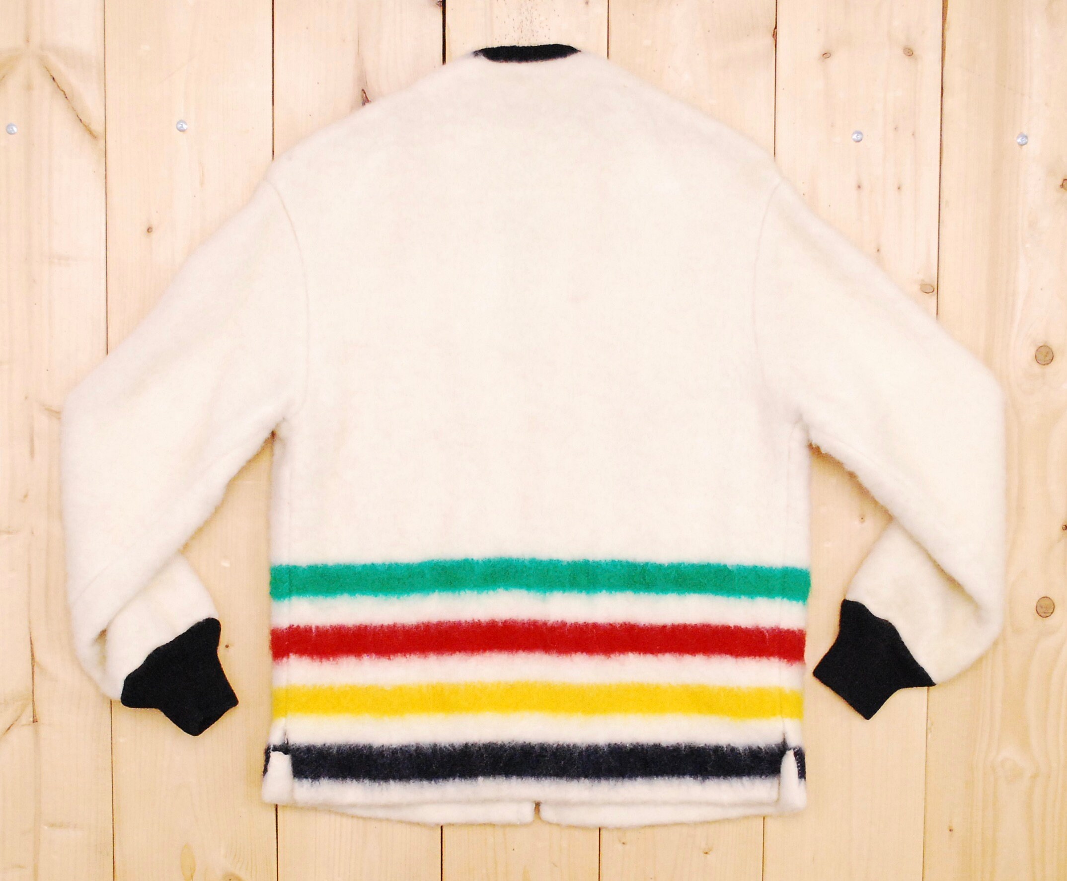 (希少)60~70s HUDSONS BAY ブランケットジャケット 60's〜70's HUDSON'S BAY ブランケットコート – 古着屋Top of