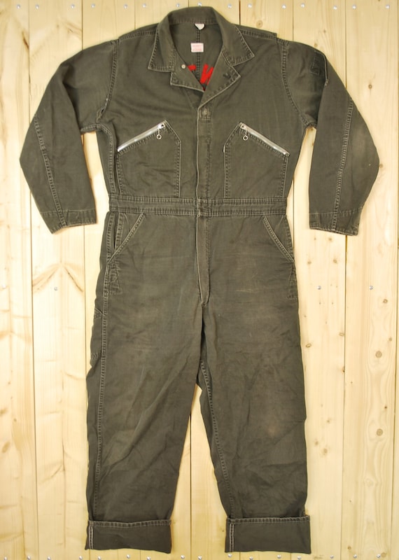 Vintage 1950's/60's ANTHONY'S BUCKHIDE Coveralls / John Zink Vintage 1950's/60's ANTHONY'S BUCKHIDE Coveralls / John Zink