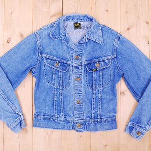 Jaqueta jeans LEE vintage dos anos 1960/70 / SANFORIZADA / Union Made in the USA / Retro colecionável rara
