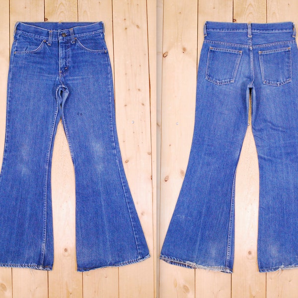 Vintage 1960's/70's JC PENNEY Denim Flare Jeans / Bellbottoms / BoHo Chic / Retro Collectable Rare