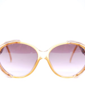 Vintage 1970&#39;s CHRISTIAN DIOR Amber sunglasses with Brand New CR39 Lenses / Model# 2189 10 / Made in Austria / Retro Collectible Rare #2645
